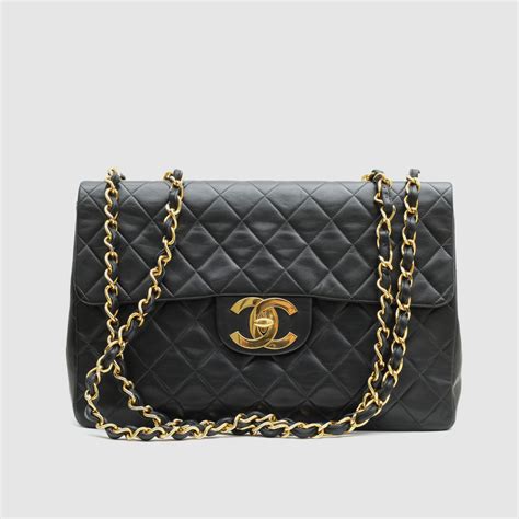 black classic chanel bag price|Chanel black classic flap bag.